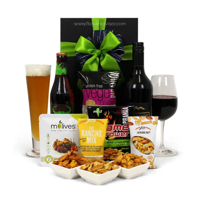 Cheers n Beers - Wine Gifts Basket