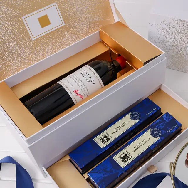 Christmas Penfolds St Henri Shiraz and Chocolate Truffles Hamper - Christmas 2024