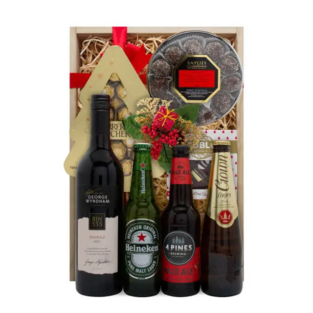 Christmas Cheer Beer and Wine Hamper - Christmas 2024